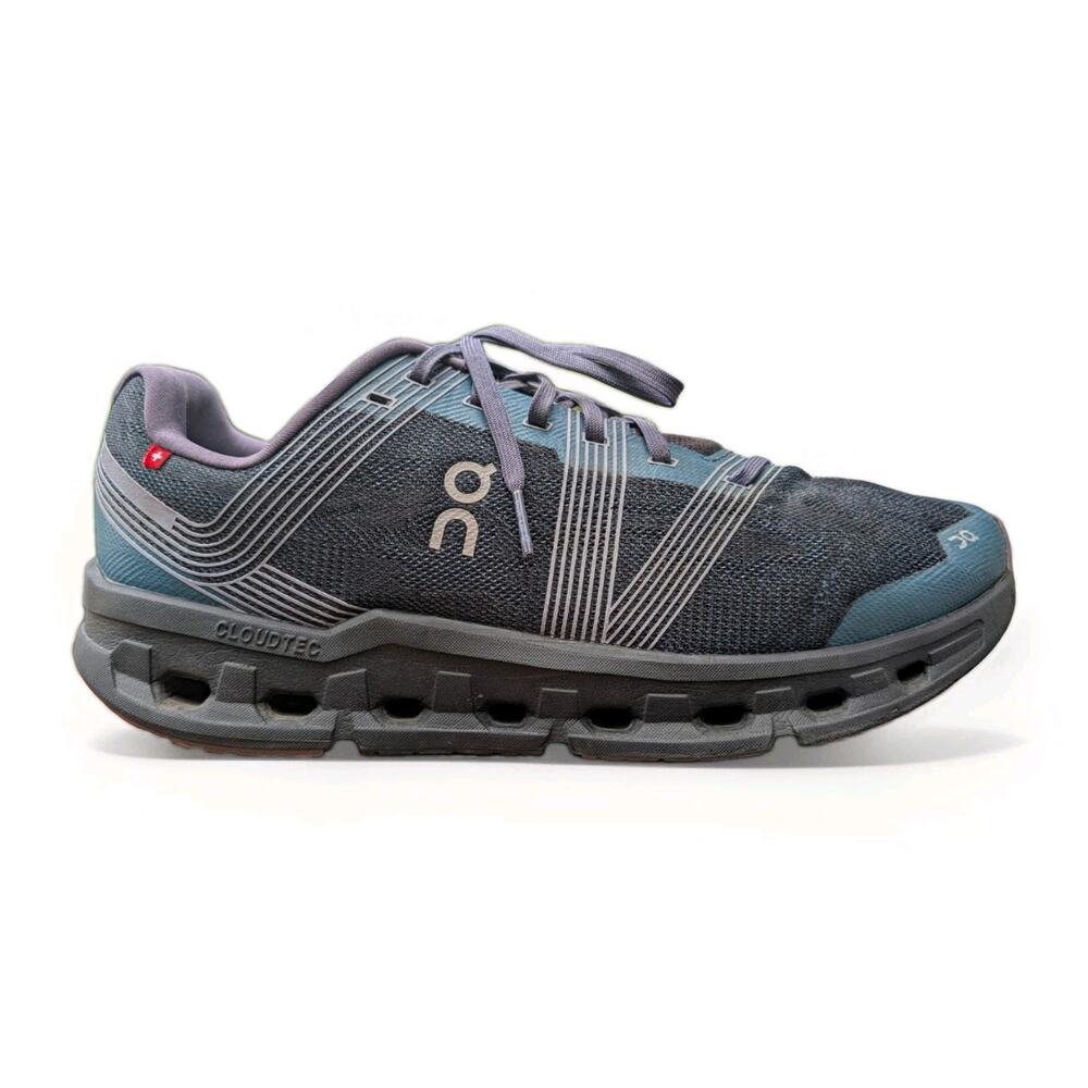 On Cloudgo Running Shoes Men's 12 2E Wide Breathable Mesh Low Top Storm/Magnet